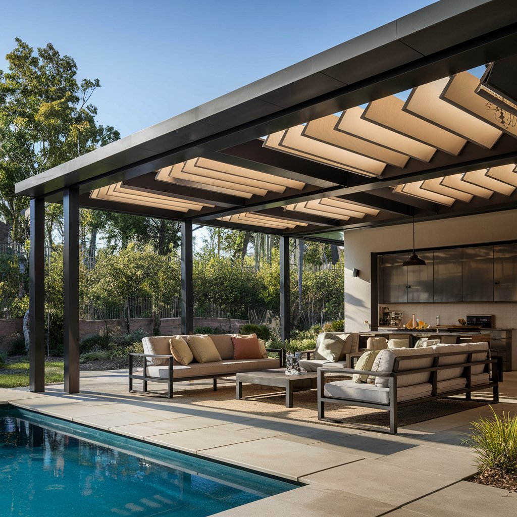 louvered roof panels